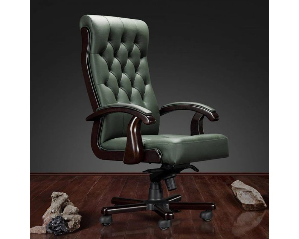Кресло руководителя Боттичелли DB-13 (подлокотники с кожаной накладкой)