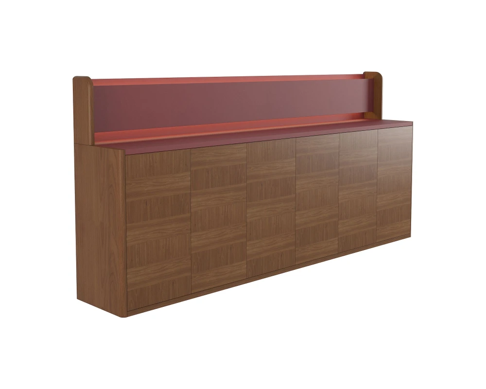 Греденция кожа 2850х500х1340 Artdeco
