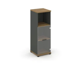 Шкаф 1 узкая секция, 3 ниши CN.STU.E-313 SP A 420x420x1186 Концепт / Concept images
