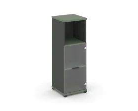 Шкаф 1 узкая секция, 3 ниши CN.STU.E-313 SP A 420x420x1186 Концепт / Concept images