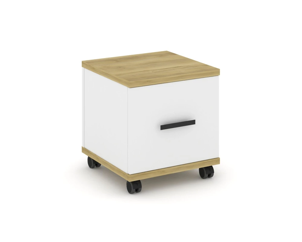 Тумба мобильная 1 распаш. фасад CN.TUM-007 B 420x420x448 Концепт / Concept