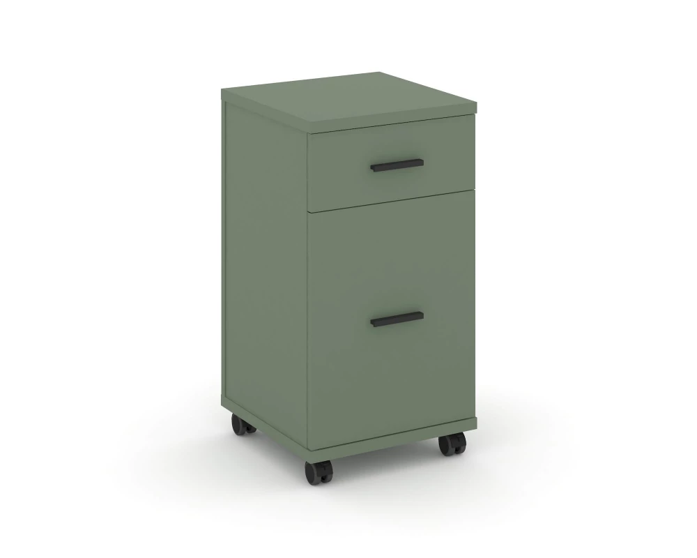 Тумба мобильная 1 ящ. 1 распаш. фасад CN.TUM-011 B 420x420x782 Concept