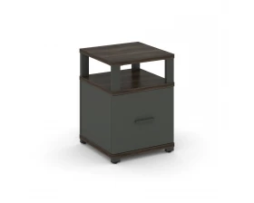 Тумба приставная 1 распаш. фасад с надставкой CN.TUP-005 W 420x420x583 Concept images