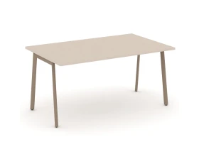 Стол переговорный на плоскоовальной трубе 158x98x75 Эстетика / Estetica images