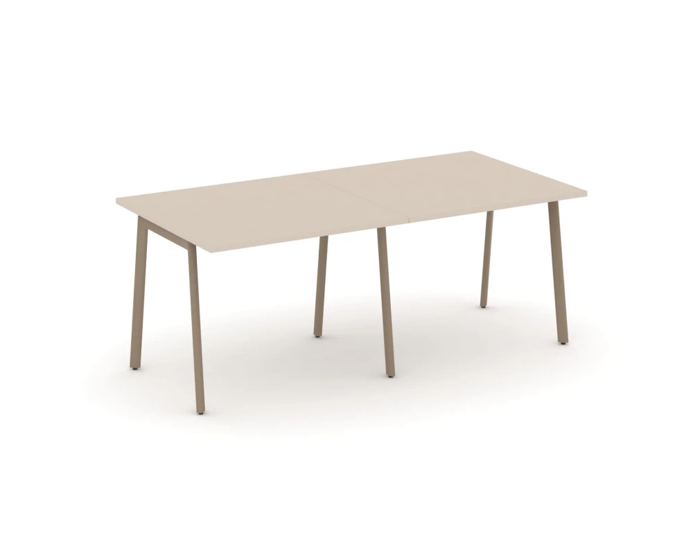Стол переговорный на плоскоовальной трубе 196x98x75 Эстетика / Estetica