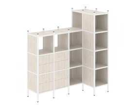 Угловой внутренний стеллаж L-47 1694x862x1869 Loft images