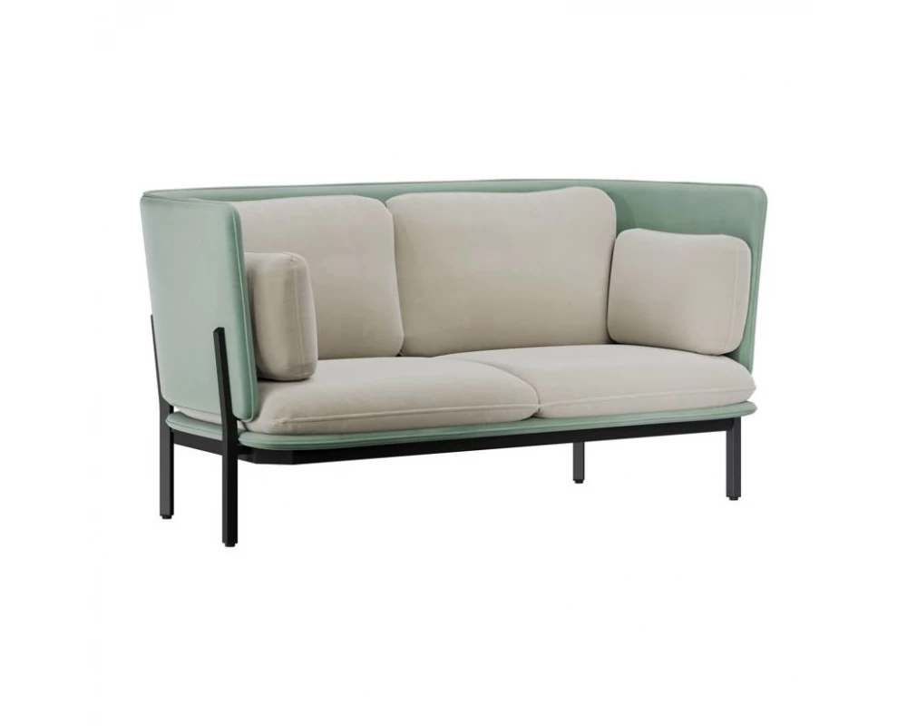 Диван двухместный с низкой спинкой Stato