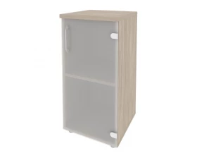 Шкаф низкий узкий правый (1 низкий фасад стекло) 400x420x823 Onix images