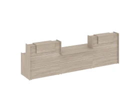 Ресепшн K-18 3790x766x1187 Оникс / Onix images