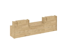 Ресепшн K-18 3790x766x1187 Оникс / Onix images