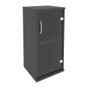 отзыв Офисный шкаф низкий узкий правый 1 низкая дверь стекло Рива / Riva