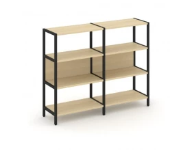 Двухсекционный стеллаж трехярусный Shelf System images