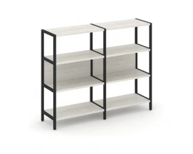 Двухсекционный стеллаж трехярусный Shelf System images