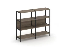 Двухсекционный стеллаж трехярусный Shelf System images