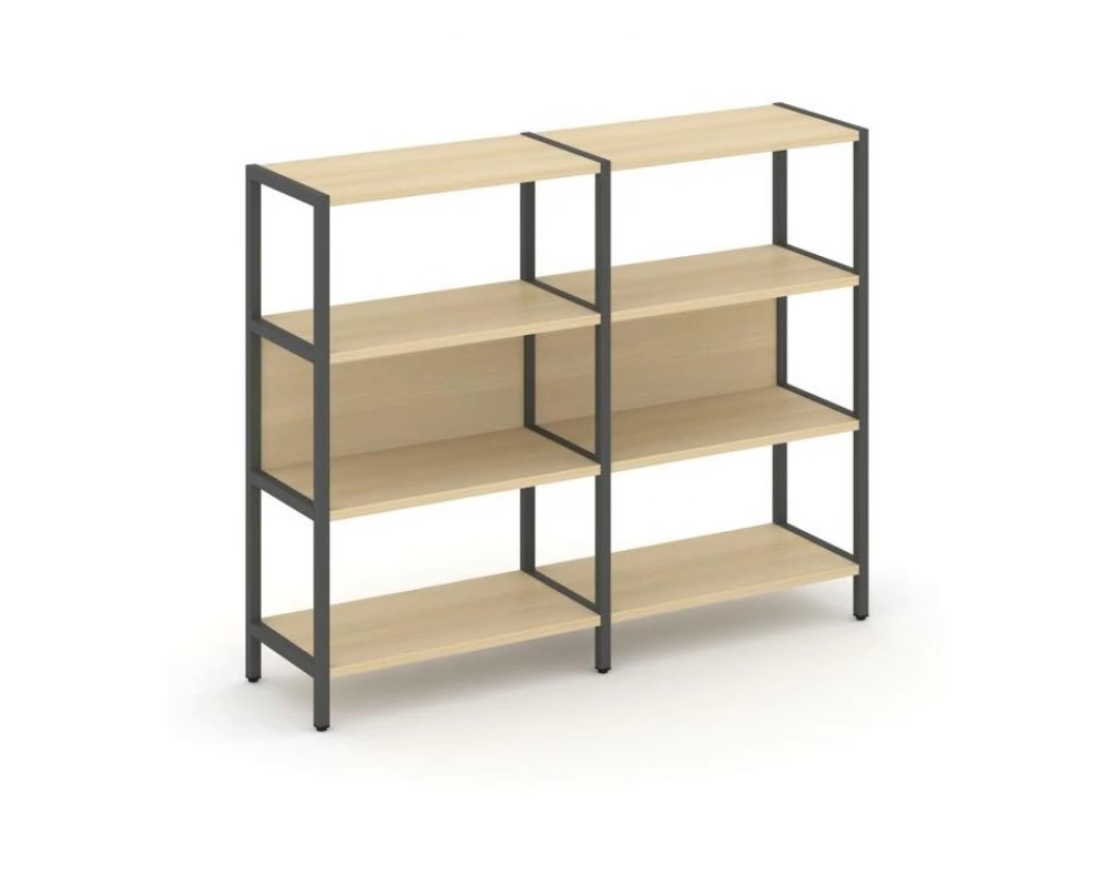 Двухсекционный стеллаж трехярусный Shelf System