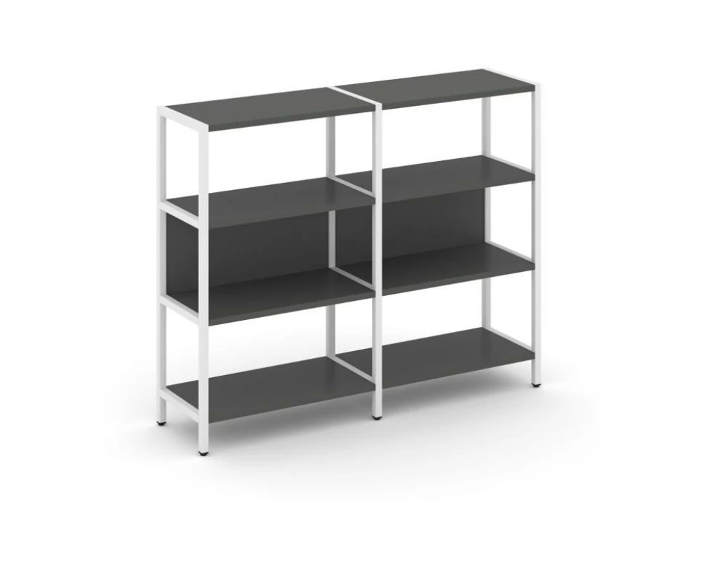 Двухсекционный стеллаж трехярусный Shelf System