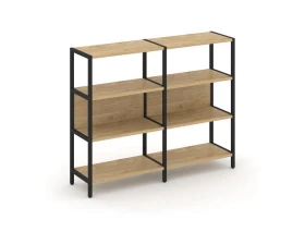 Двухсекционный стеллаж трехярусный Shelf System images