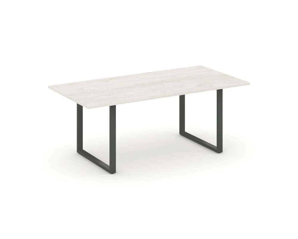 Стол переговорный на О-образном каркасе без лючка 1980x980x750 Style Project Direct
