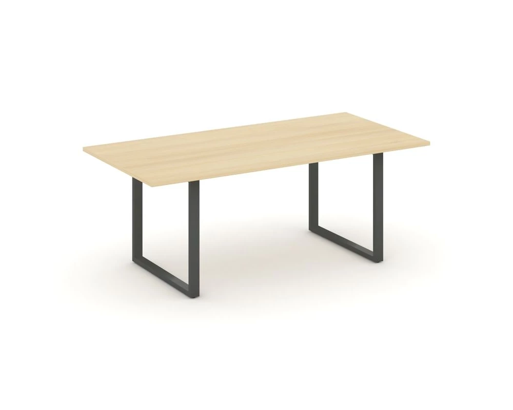 Стол переговорный на О-образном каркасе без лючка 1980x980x750 Style Project Direct