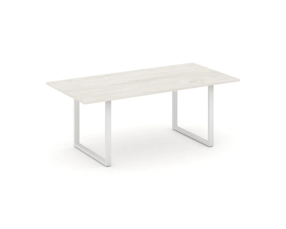 Стол переговорный на О-образном каркасе без лючка 1980x980x750 Style Project Direct