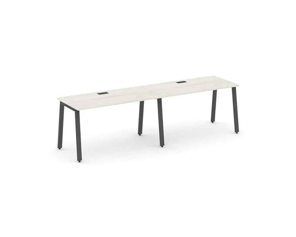 Рабочая станция 1 сторон. на А-образном каркасе 60 мм 1960х600х750 Стайл Проджект / Style Project