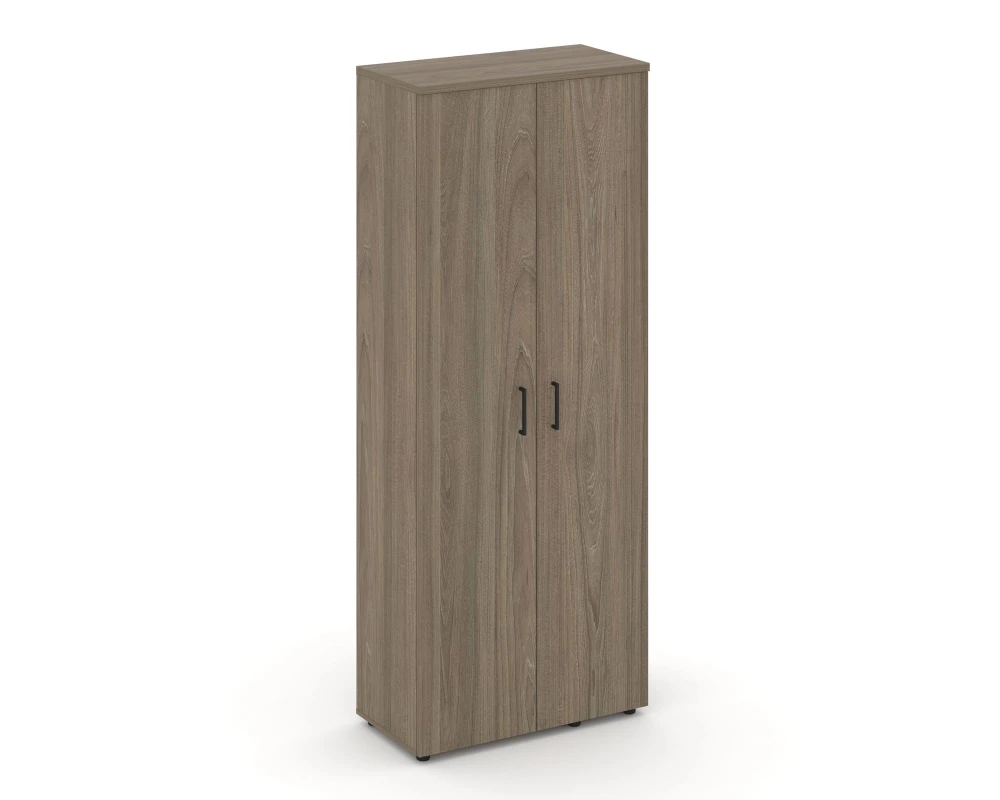 Гардероб широкий неглуб. с выдвижной штангой и полками 796x400x1982 зад. стенка HDF Стайл Проджект / Style Project