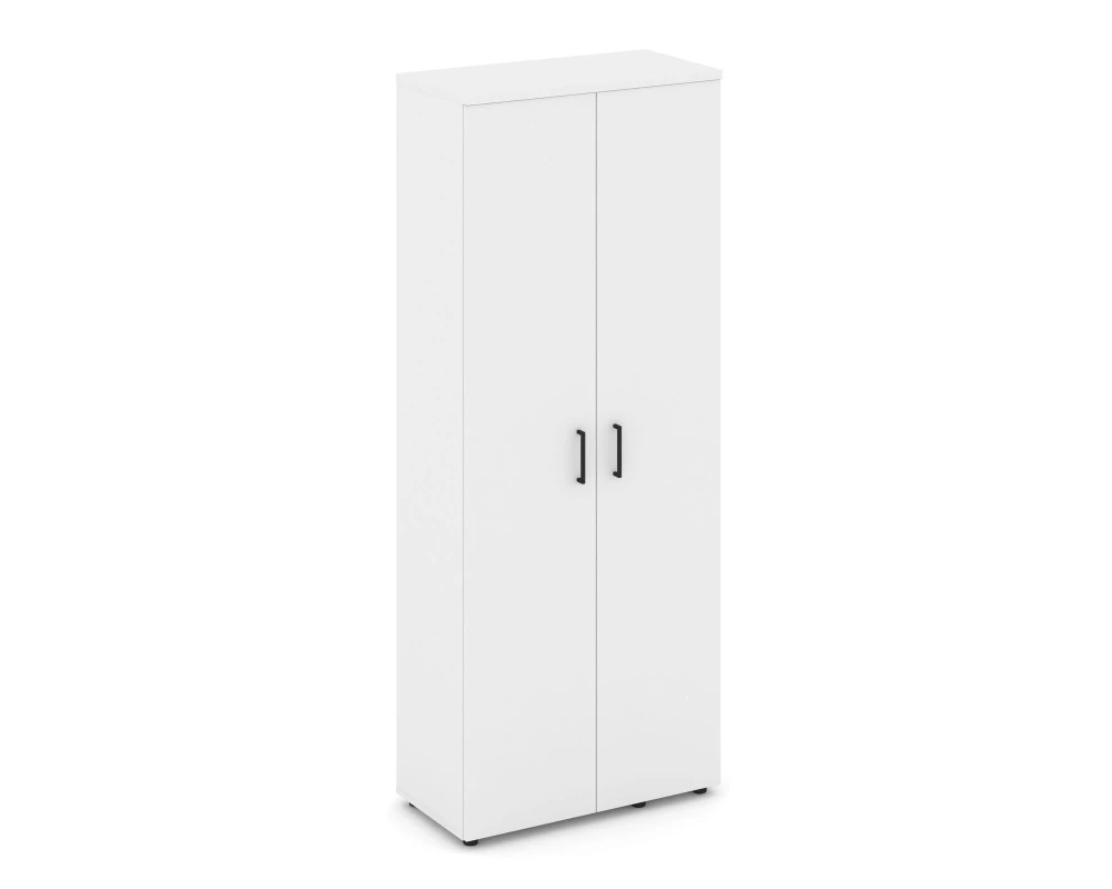 Гардероб широкий неглуб. с выдвижной штангой и полками 796x400x1982 зад. стенка HDF Стайл Проджект / Style Project