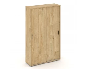 Шкаф-купе комбинир. с полками и выдвижной штангой 1200x400x1982 зад. стенка HDF Style Project images