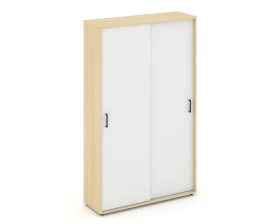 Шкаф-купе с полками в 2-х секциях 1200x400x1982 зад. стенка HDF Стайл Проджект / Style Project images