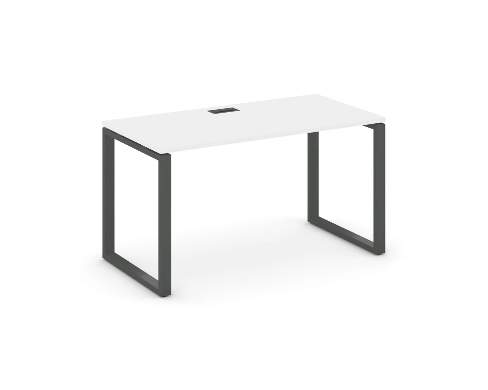 Стол письменный на О-образном каркасе 60 мм 1580x600x750 Стайл Проджект / Style Project
