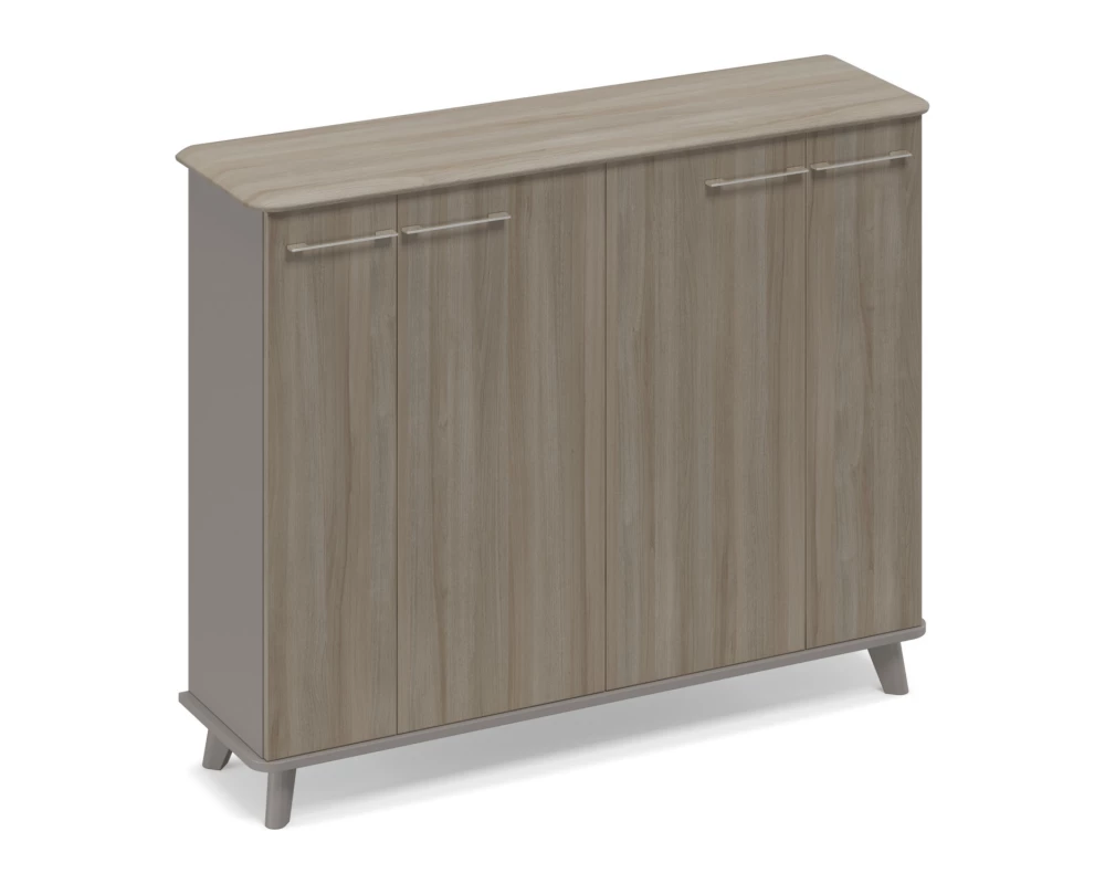 Шкаф средний закрытый греденция 150x44x87,2 Time Metal