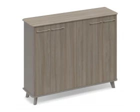 Шкаф средний закрытый греденция 150x44x87,2 Time Metal images