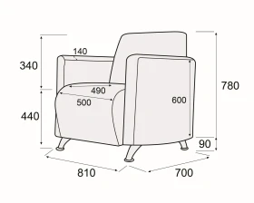 Кресло Брикс images
