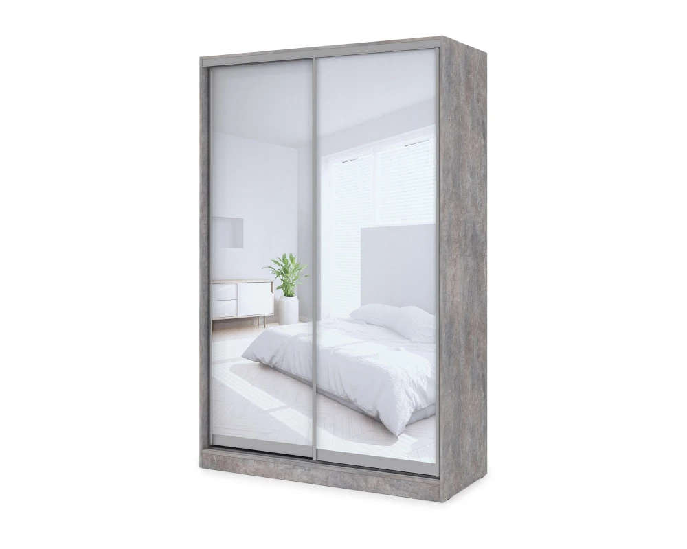 Шкаф-купе 2-дверный (1404*600*2201) ШКЗЗ.14.2 КОМФОРТ / COMFORT