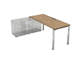 Стол рабочий прямолинейный три опоры, левый (1800*800*750) НСТЛ-П.985 Gloss Line images