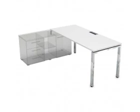 Стол рабочий прямолинейный три опоры, левый (1800*800*750) НСТЛ-П.985 Gloss Line images