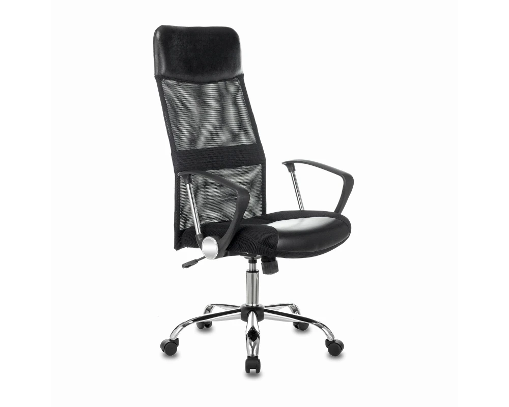 Кресло Бюрократ CH-600SL Сетка/ Ткань, Черный