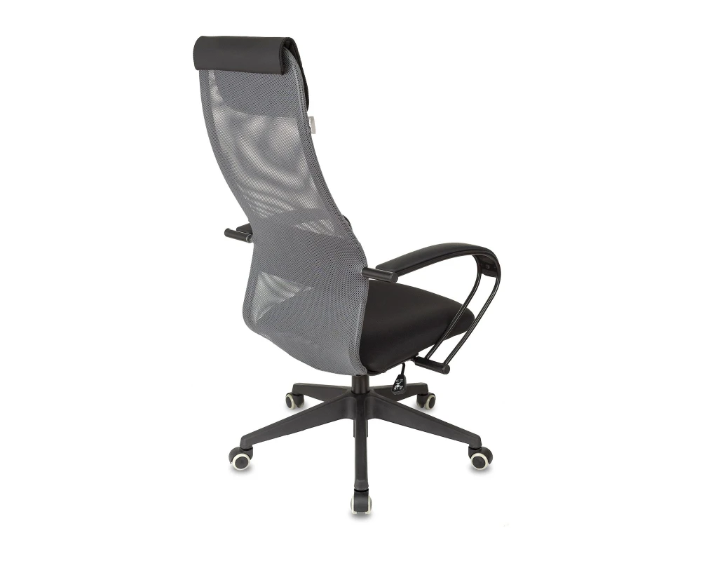 Кресло Бюрократ CH-607 Сетка/ Ткань, Темно-серый