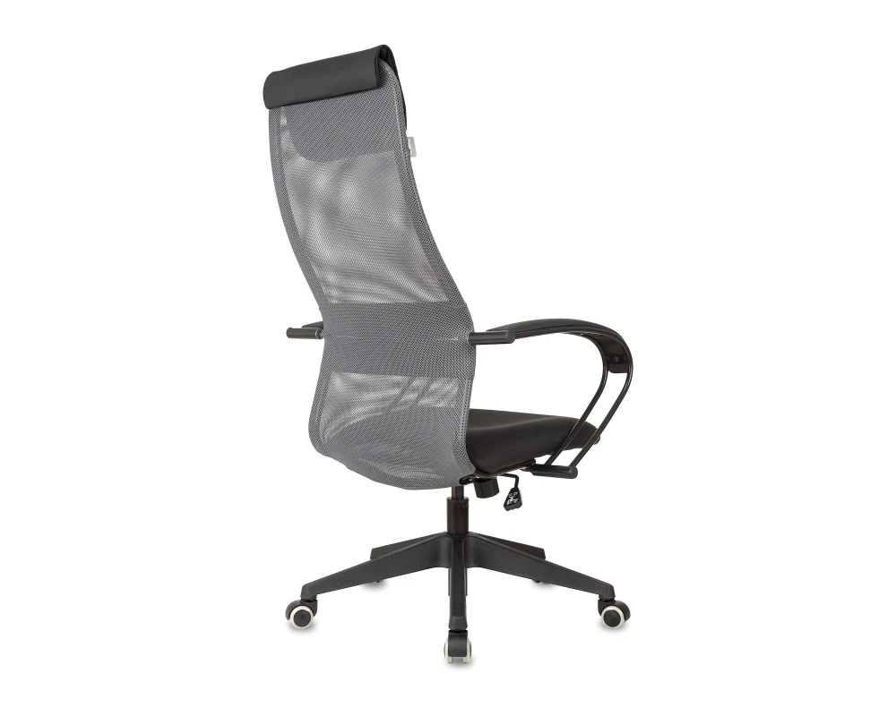 Кресло Бюрократ CH-607 Сетка/ Ткань, Темно-серый