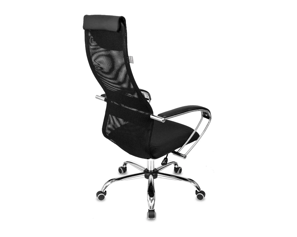 Кресло Бюрократ CH-607SL Сетка/ Ткань, Черный