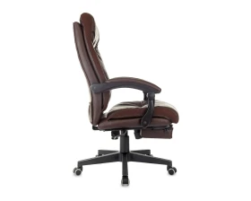 Кресло Бюрократ CH-824MSG-BF Экокожа, Коричневый images