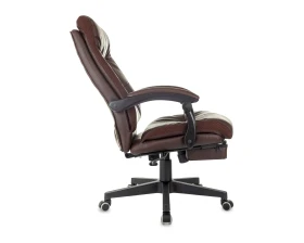 Кресло Бюрократ CH-824MSG-BF Экокожа, Коричневый images