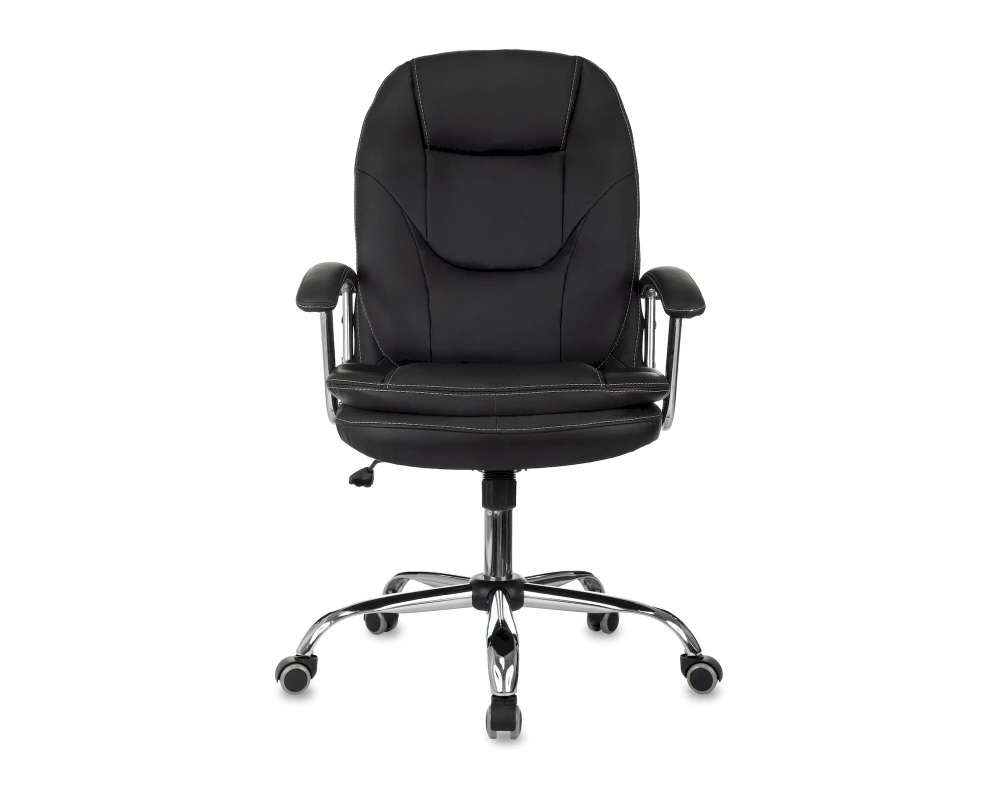 Кресло Бюрократ CH-868SL Экокожа, Черный