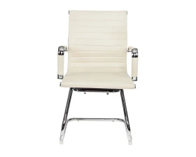 Кресло Бюрократ CH-883-LOW-V Экокожа, Слоновая кость images