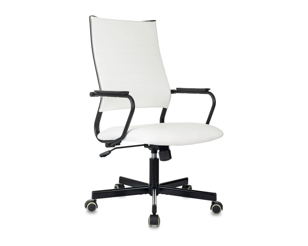 Кресло Бюрократ CH BALANCE Экокожа, Белый