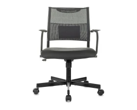 Кресло Бюрократ CH Баланс Лоу / Balance-Low Сетка/ Ткань, Черный images
