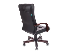 Кресло Бюрократ KB-10WALNUT Экокожа, Черный images