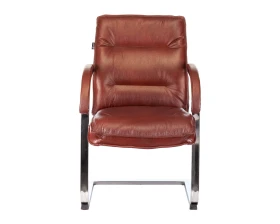 Кресло Бюрократ T-9927SL-LOW-V Натуральная кожа, Светло-коричневый images