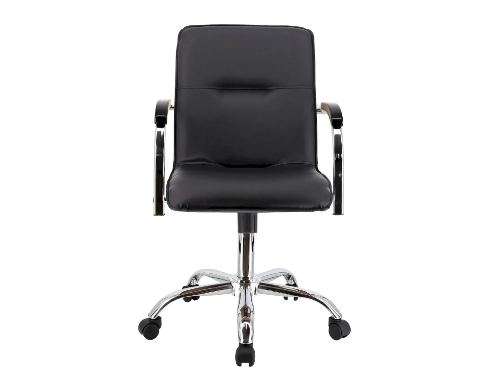 Кресло Everprof Самба Вуд Т / Samba Wood T Экокожа, Черный