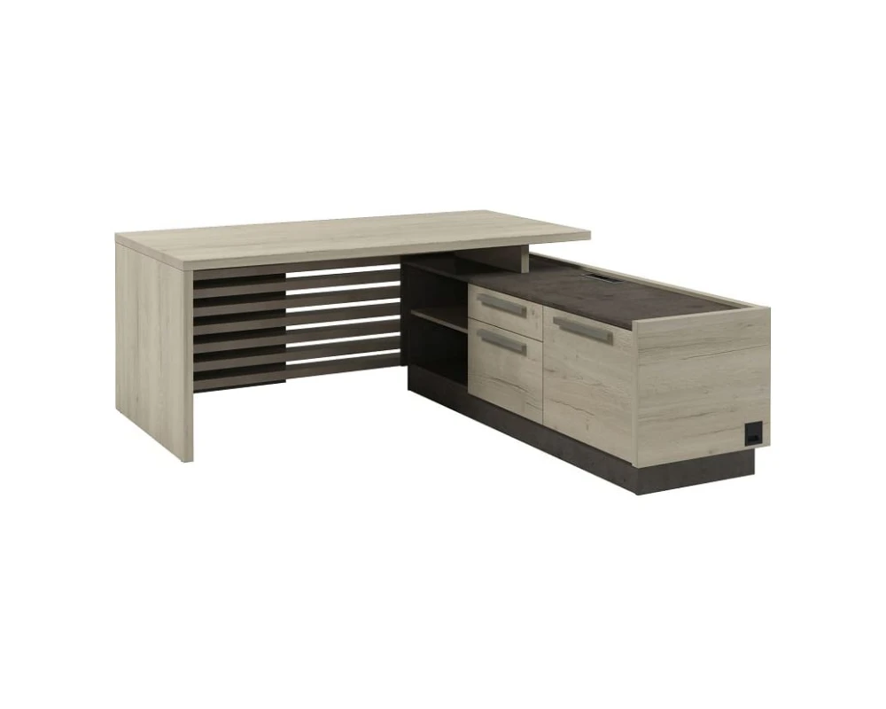 Стол руководителя с опорной тумбой Z-218пр.1000* Вестар / Vestar